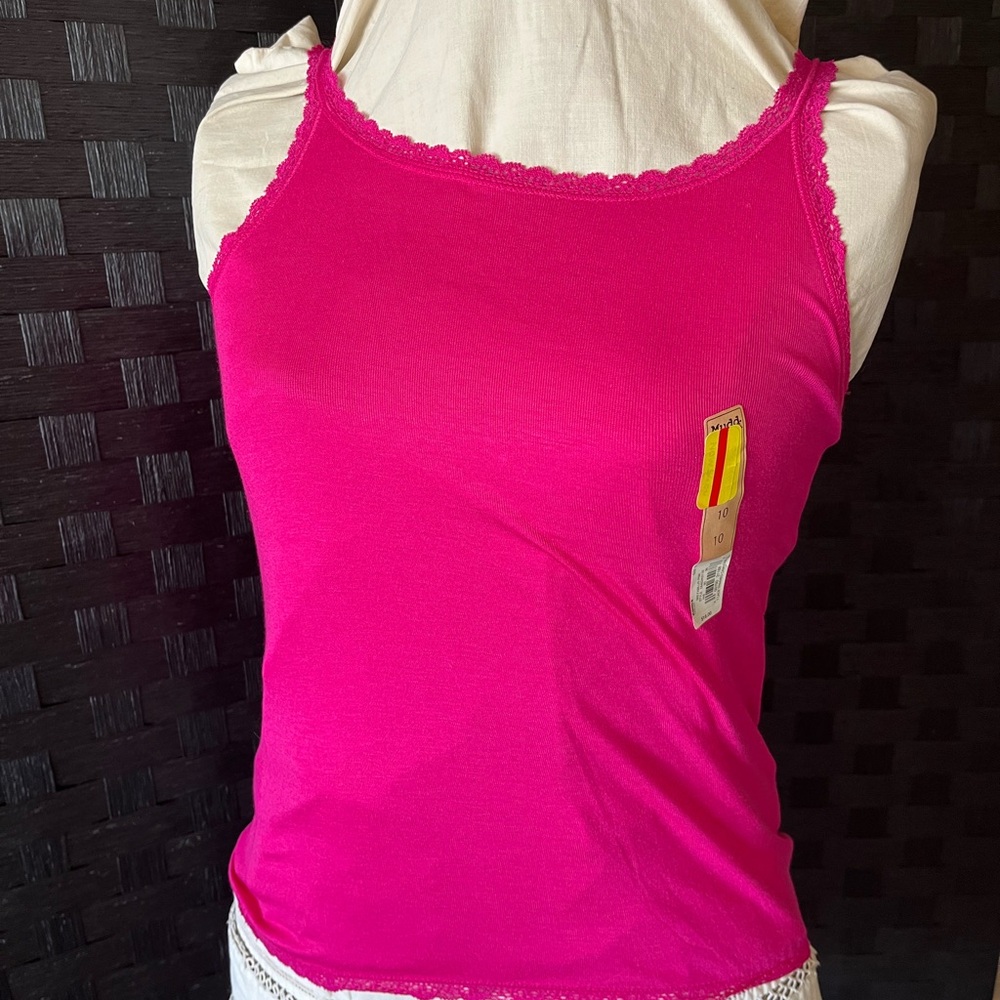 Mudd Pink Fitted Sleeveless Camisole